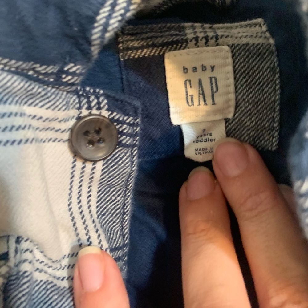 Baby gap plaid jacket